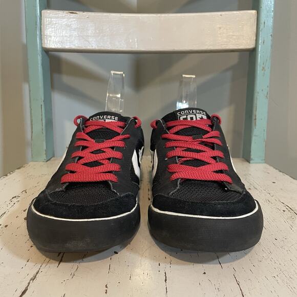 Converse Co Star Optimum Chuck Taylor All Star Red Black Low Top Shoes Youth 6.5 - Picture 2 of 9